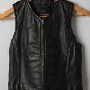 Wilsons Leather Vest for the genuine biker style S
